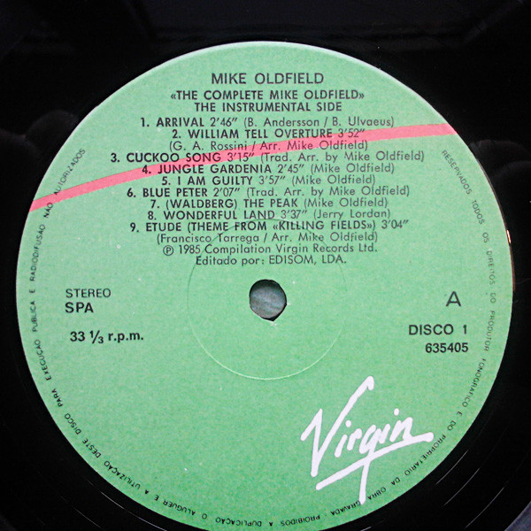 Mike Oldfield - The Complete Mike Oldfield | Virgin (635405) - 4