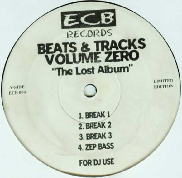 DJ Icey - Beats & Tracks Volume Zero "The Lost Album" | ECB Records (ECB 000) - main
