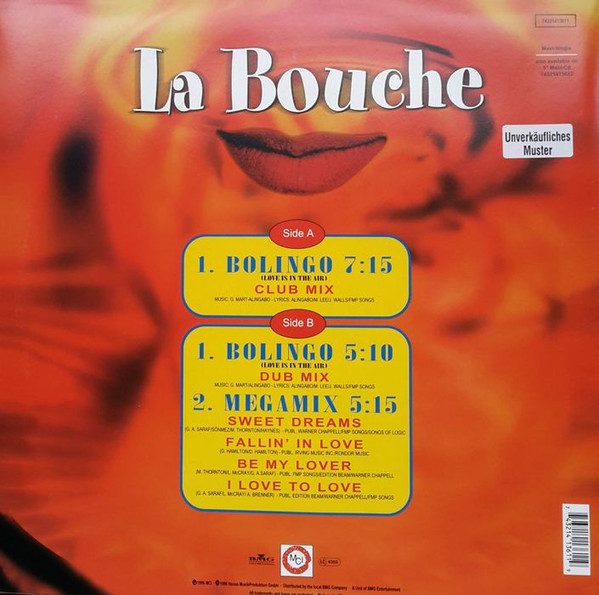 La Bouche - Bolingo (Love Is In The Air) | MCI (74321 41361 1) - 2