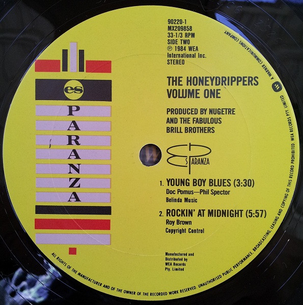 The Honeydrippers - Volume One | Es Paranza Records (90220-1) - 3 The Honeydrippers - Volume One | Es Paranza Records (90220-1) - 3