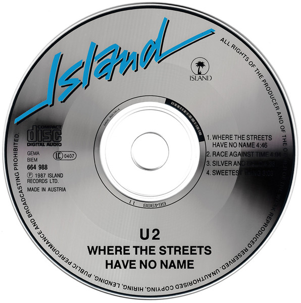U2 - Where The Streets Have No Name | Island Records (664 988) - 3 U2 - Where The Streets Have No Name | Island Records (664 988) - 3