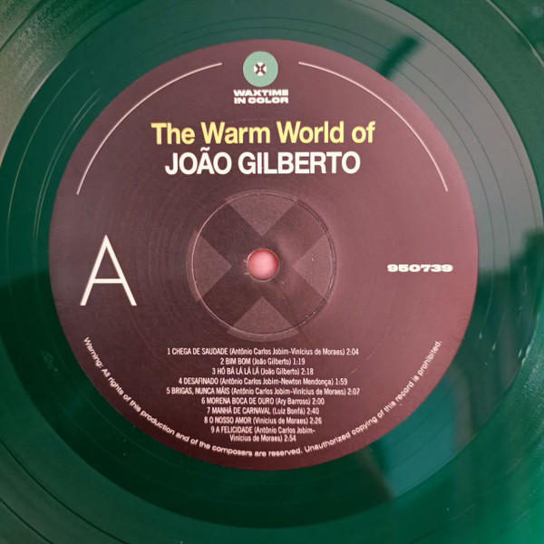 João Gilberto - The Warm World Of João Gilberto | WaxTime In Color (950739) - 4 João Gilberto - The Warm World Of João Gilberto | WaxTime In Color (950739) - 4