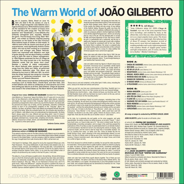 João Gilberto - The Warm World Of João Gilberto | WaxTime In Color (950739) - 2 João Gilberto - The Warm World Of João Gilberto | WaxTime In Color (950739) - 2