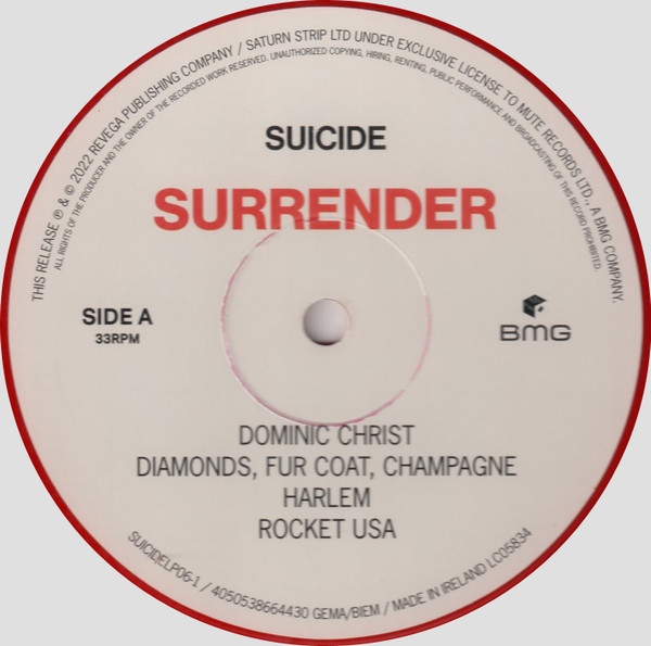 Suicide - Surrender | Mute (SUICIDELP06) - 4