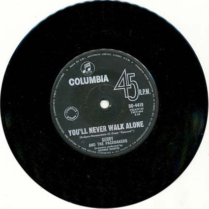 Gerry & The Pacemakers - You'll Never Walk Alone | Columbia (DO-4419)