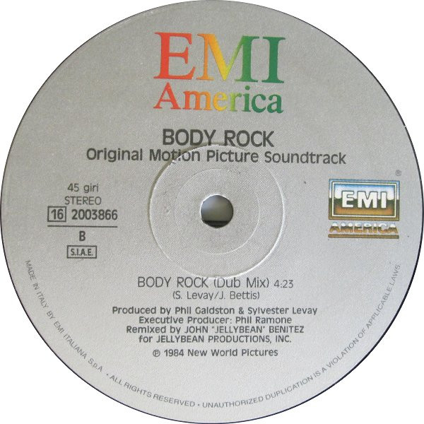 Maria Vidal - Body Rock | EMI America (16 2003866) - main