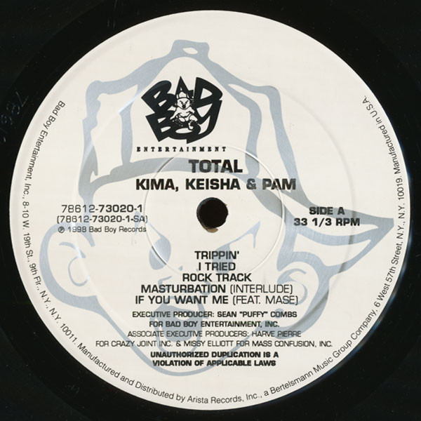 Total - Kima, Keisha & Pam | Bad Boy Entertainment (78612-73020-1) - 2 Total - Kima, Keisha & Pam | Bad Boy Entertainment (78612-73020-1) - 2