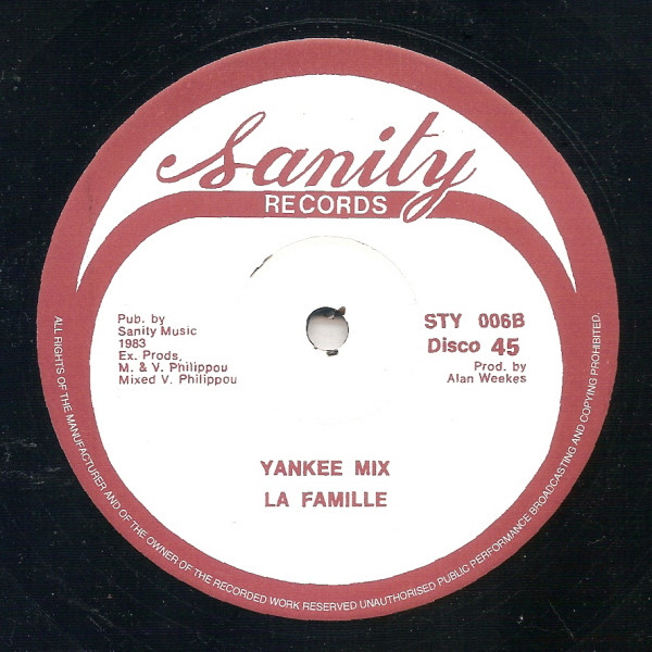 La Famille Featuring Caron Wheeler And Hazel - All Night Long | Sanity Records (STY 006) - 2