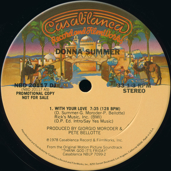 Donna Summer - With Your Love | Casablanca (NBD 20117 DJ) - 2 Donna Summer - With Your Love | Casablanca (NBD 20117 DJ) - 2