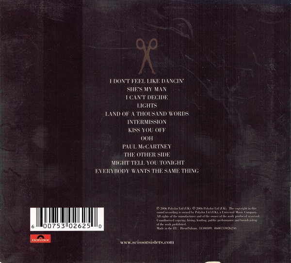 Scissor Sisters - Ta-Dah | Polydor (0600753026250) - 2