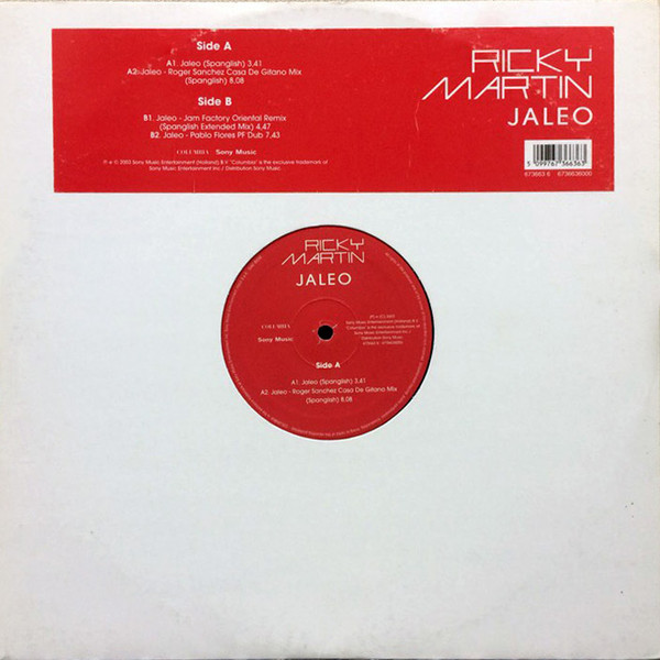 Ricky Martin - Jaleo | Columbia (COL 673663 6) - main Ricky Martin - Jaleo | Columbia (COL 673663 6) - main
