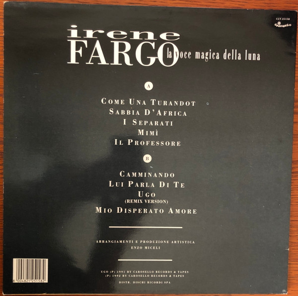 Irene Fargo - La Voce Magica Della Luna | Carosello (CLN 25158) - 2