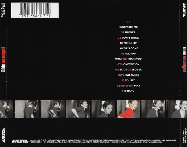 Dido - No Angel | Arista (ARCD 9025) - 2 Dido - No Angel | Arista (ARCD 9025) - 2