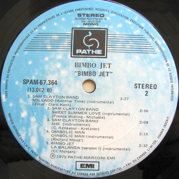 Various - Bimbo Jet [Vinyl] | Pathé (SPAM-67.364) - 3