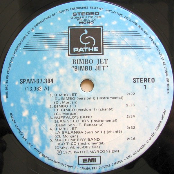 Various - Bimbo Jet [Vinyl] | Pathé (SPAM-67.364) - 2