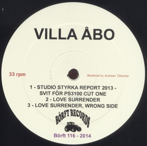 Villa Åbo - Love Surrender | Börft Records (Börft116) - main