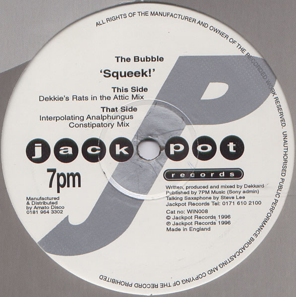 The Bubble - Squeek! | Jackpot (WIN008) - main The Bubble - Squeek! | Jackpot (WIN008) - main