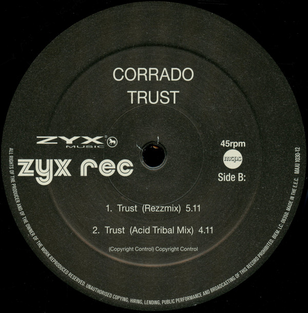 Corrado - Trust | ZYX Music (MAXI 1030-12) - 4