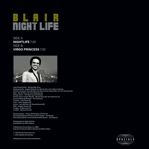 Blair - Night Life | Spaziale Recordings (SPZ-005) - 2 Blair - Night Life | Spaziale Recordings (SPZ-005) - 2