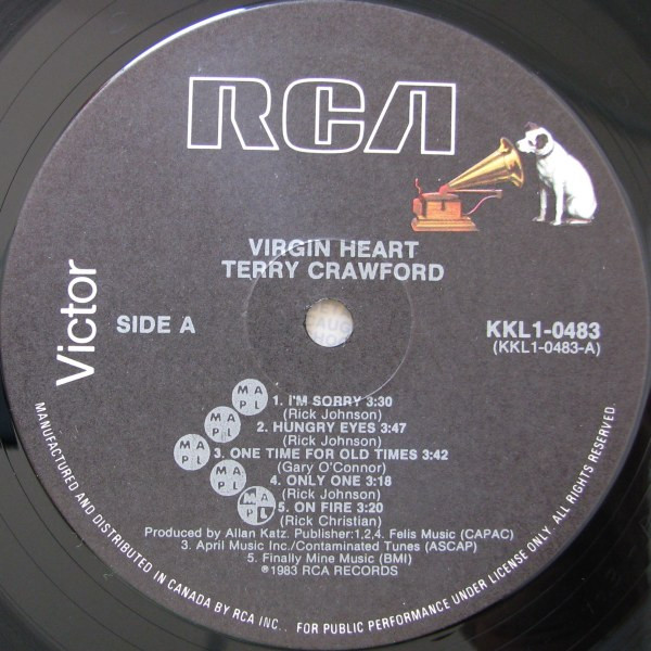 Terry Crawford - Virgin Heart [Vinyl] | RCA Victor (KKL1-0483) - 3