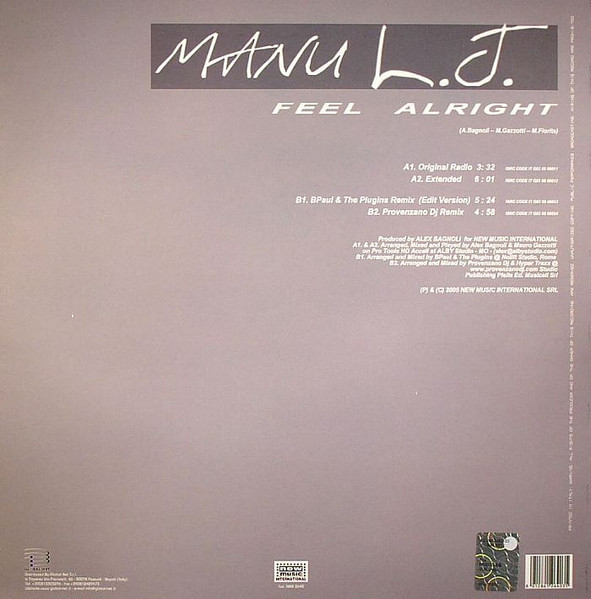 Manu L.J. - Feel Alright | New Music International (NMX 2640) - 2 Manu L.J. - Feel Alright | New Music International (NMX 2640) - 2