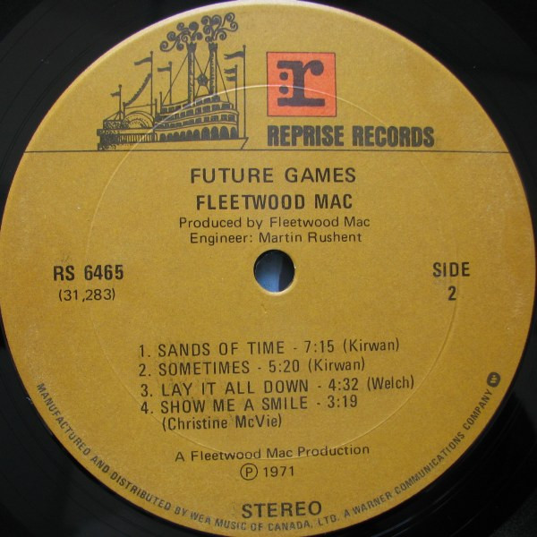 Fleetwood Mac - Future Games [Vinyl] | Reprise Records (RS 6465) - 4