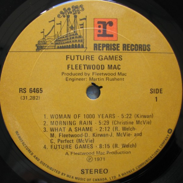 Fleetwood Mac - Future Games [Vinyl] | Reprise Records (RS 6465) - 3