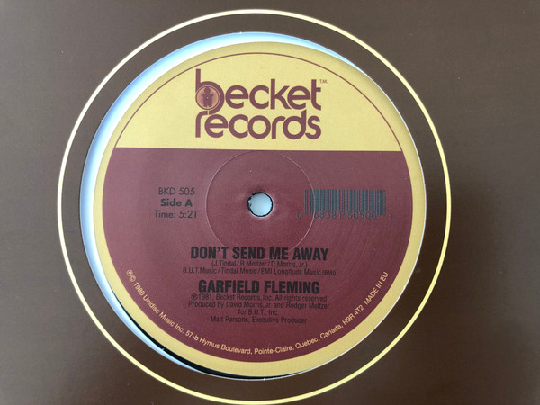 Garfield Fleming - Don't Send Me Away | Becket Records (BKD 505)