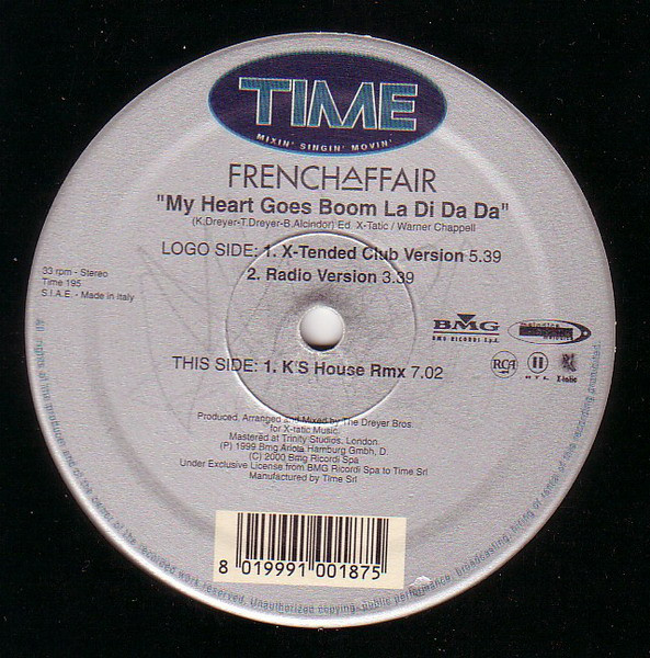French Affair - My Heart Goes Boom (La Di Da Da) | TIME (TIME 195) - 2 French Affair - My Heart Goes Boom (La Di Da Da) | TIME (TIME 195) - 2