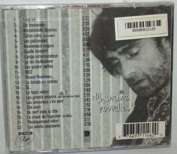 Plume Latraverse - "Chansons Nouvelles" [CD] | Les Disques Plinc (PLCD 1146) - 2