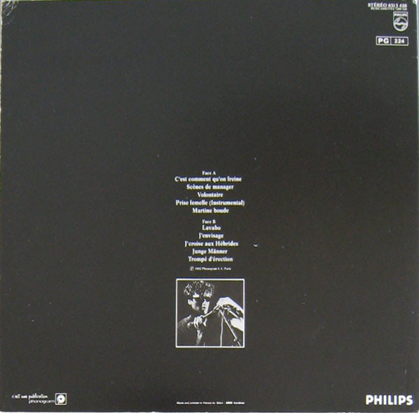 Alain Bashung - Play Blessures | Philips (6313 426) - 2