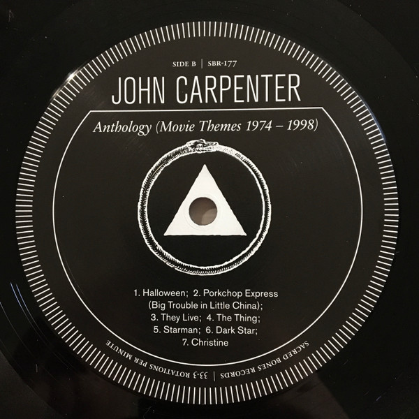 John Carpenter - Anthology (Movie Themes 1974–1998) | Sacred Bones Records (SBR-177) - 4