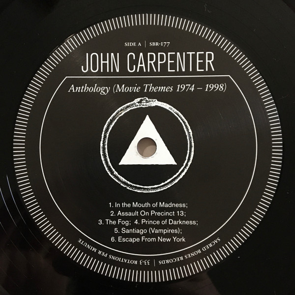 John Carpenter - Anthology (Movie Themes 1974–1998) | Sacred Bones Records (SBR-177) - 3