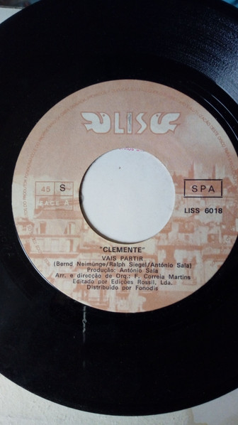 Clemente - Vais Partir | Lis (LISS 6018) - 3