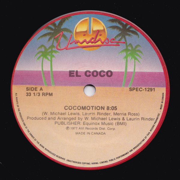 El Coco - Cocomotion / Let's Get It Together | Unidisc (SPEC-1291)