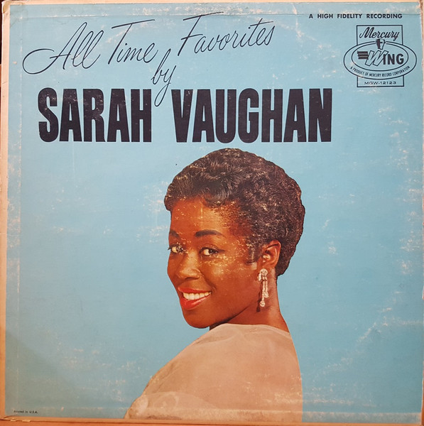 Sarah Vaughan - All Time Favorites By | Mercury Wing (MGW 12123) - main