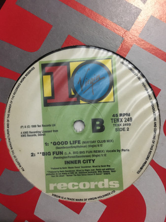 Inner City - Good Life | 10 Records (TENX 249) - 2 Inner City - Good Life | 10 Records (TENX 249) - 2