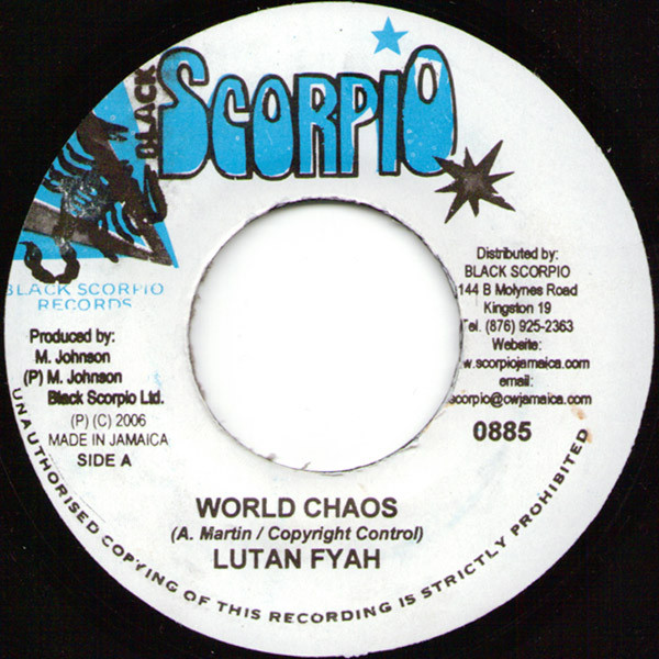 Lutan Fyah / Leopard - World Chaos | Black Scorpio (0885) - main