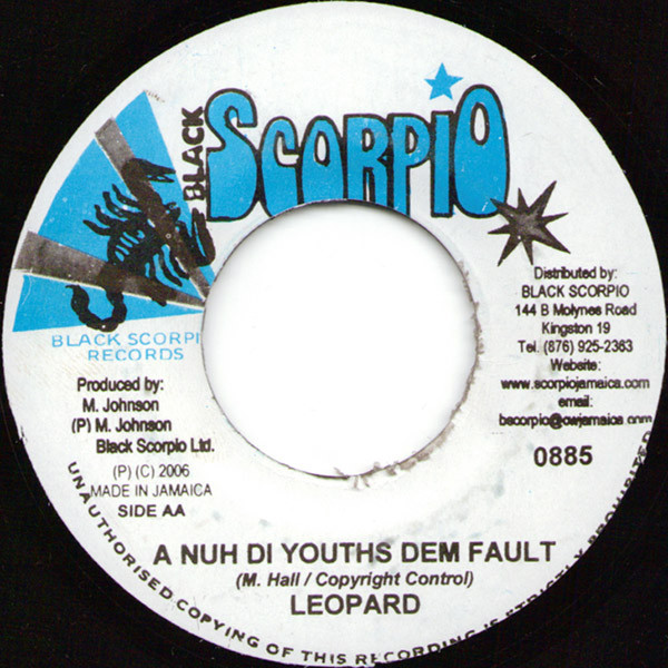 Lutan Fyah / Leopard - World Chaos | Black Scorpio (0885) - 2
