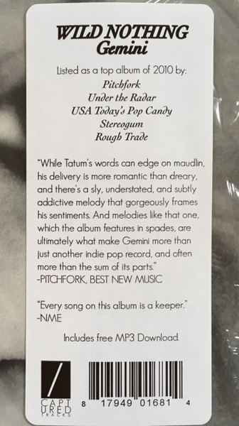 Wild Nothing - Gemini | Captured Tracks (CT-68) - 2 Wild Nothing - Gemini | Captured Tracks (CT-68) - 2