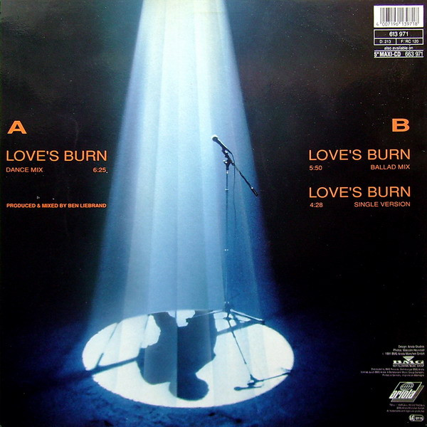Karl Keaton - Love's Burn | Ariola (613 971) - 2