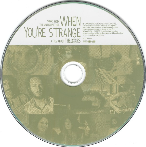 The Doors - When You're Strange: A Film About The Doors (Songs From The Motion Picture) | Rhino Records (8122-79811-3) - 3 The Doors - When You're Strange: A Film About The Doors (Songs From The Motion Picture) | Rhino Records (8122-79811-3) - 3