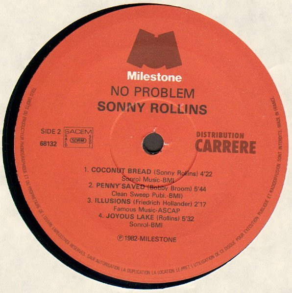 Sonny Rollins - No Problem | Milestone (68132) - 4