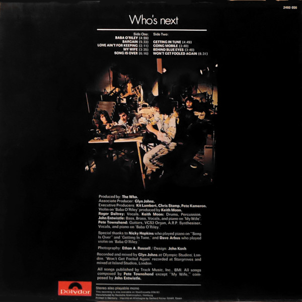 The Who - Who's Next | Polydor (2480 056) - 2