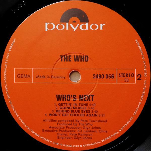 The Who - Who's Next | Polydor (2480 056) - 4