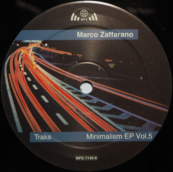 Marco Zaffarano - Minimalism EP Vol. 5 - Traks | MFS (MFS 7149-6) - main
