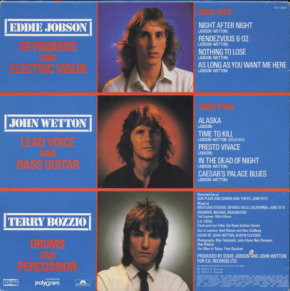 UK - Night After Night | Polydor (PD-1-6234) - 2