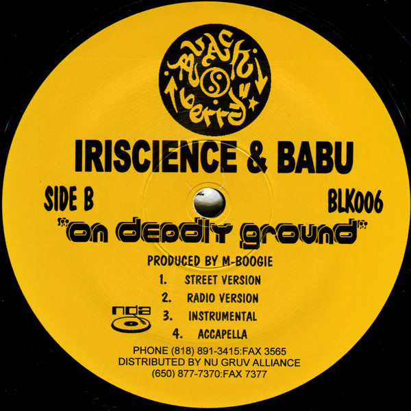Psycho & Rip One Vs Rakaa-Iriscience & Babu - On Deadly Ground | Blackberry Records (BLK006) - 4 Psycho & Rip One Vs Rakaa-Iriscience & Babu - On Deadly Ground | Blackberry Records (BLK006) - 4