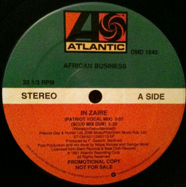 African Business - In Zaire | Atlantic (DMD 1640) - main