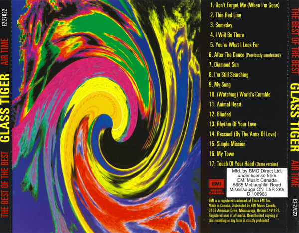 Glass Tiger - The Best Of The Best (Air Time) [CD] | EMI Music Canada (E2-27022) - 2